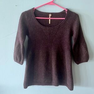 Margaret O'Leary 100% Cashmere Purple Sweater Women’s Size Small